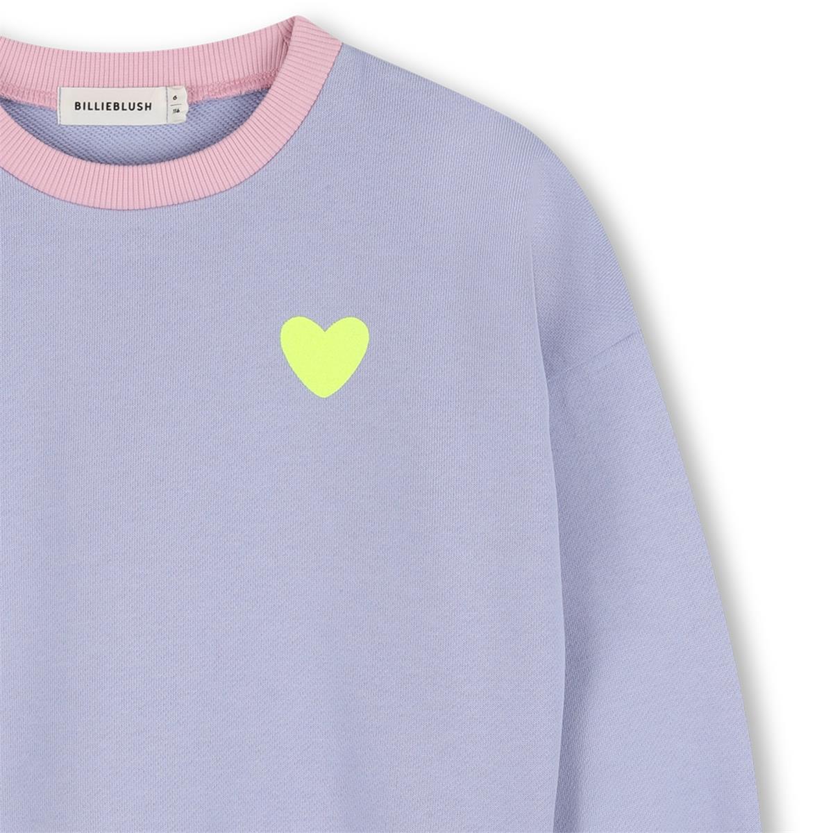 Billieblush - Sweatshirt met engelblauwe rugprint