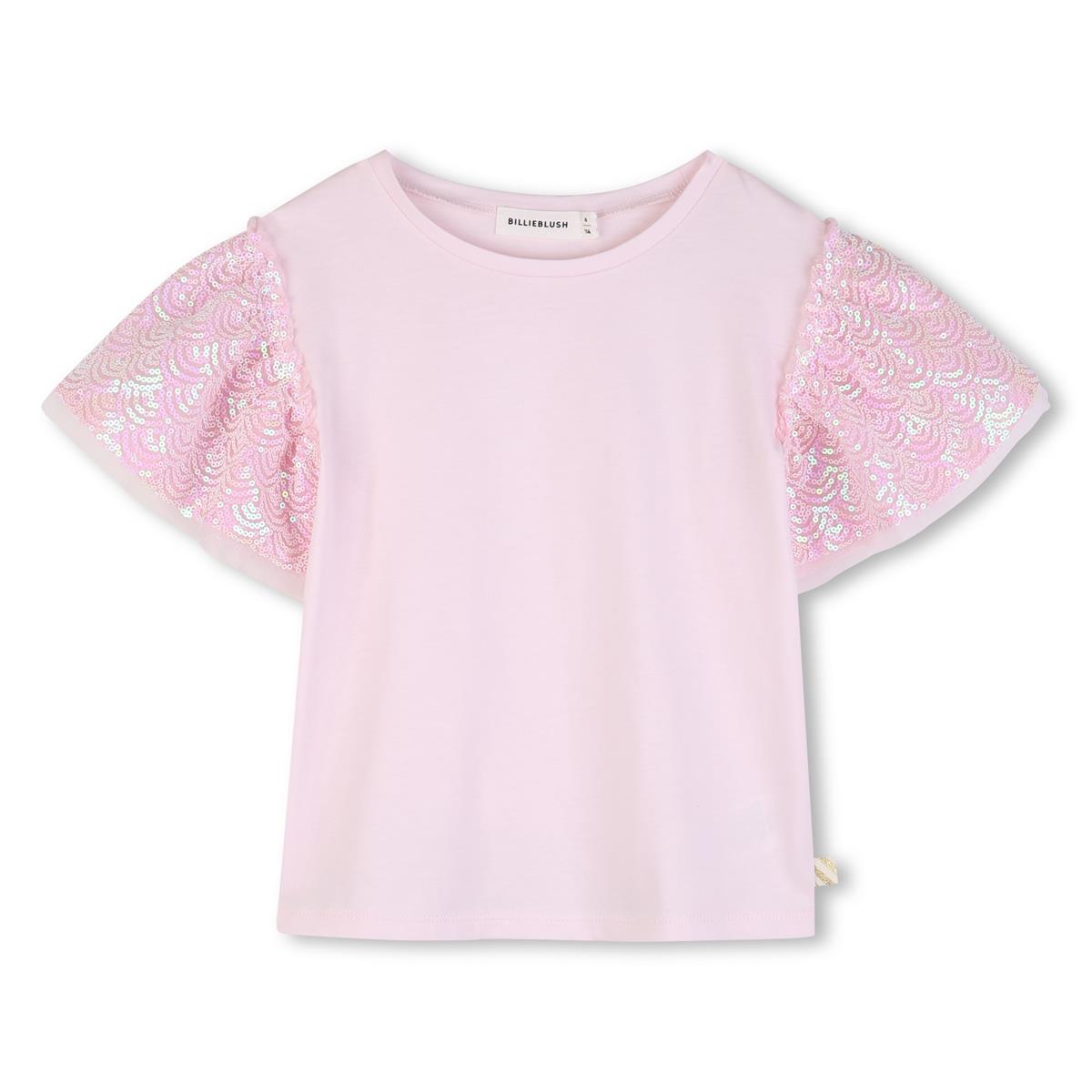 Billieblush - T-shirt avec manche à sequins