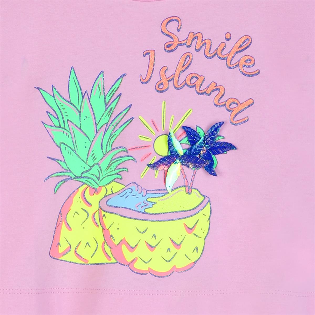 Billieblush – „Smile Island“-Blumenstrauß-T-Shirt