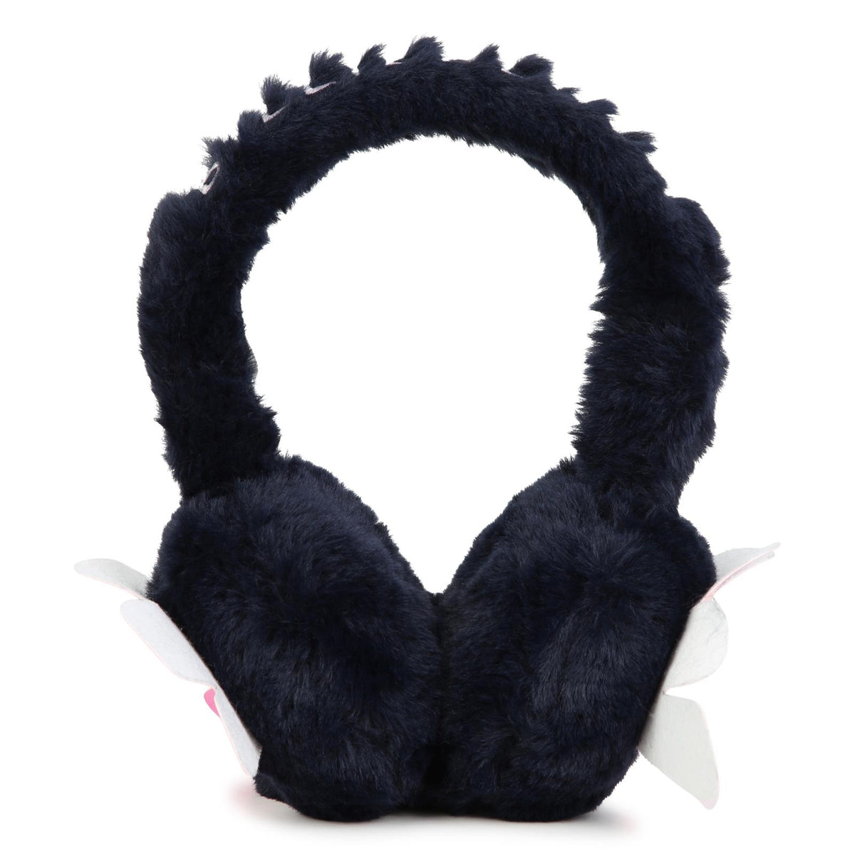 Billieblush - Cache-oreilles en polaire navy FLOWER