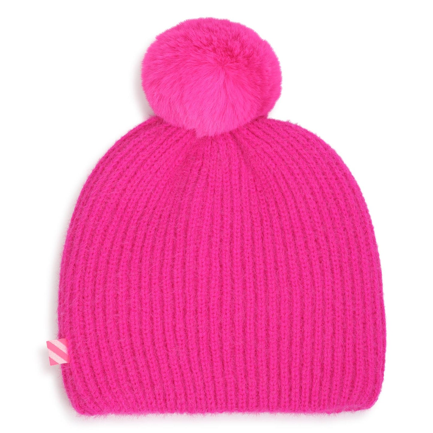Billieblush - Bonnet fuchsia pompon & COEURS