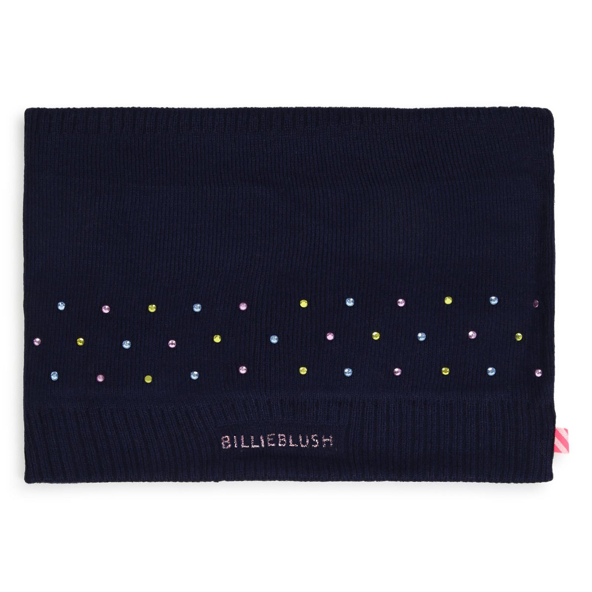 Billieblush - Snood azul marino con pedrería
