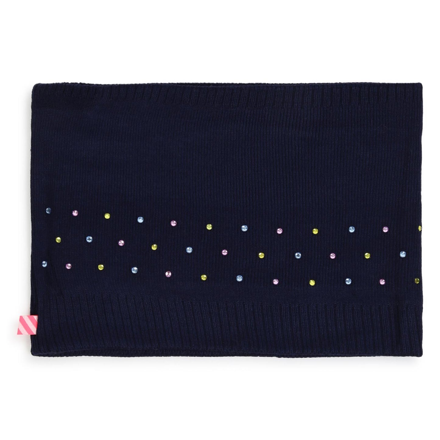 Billieblush - Snood navy avec strass