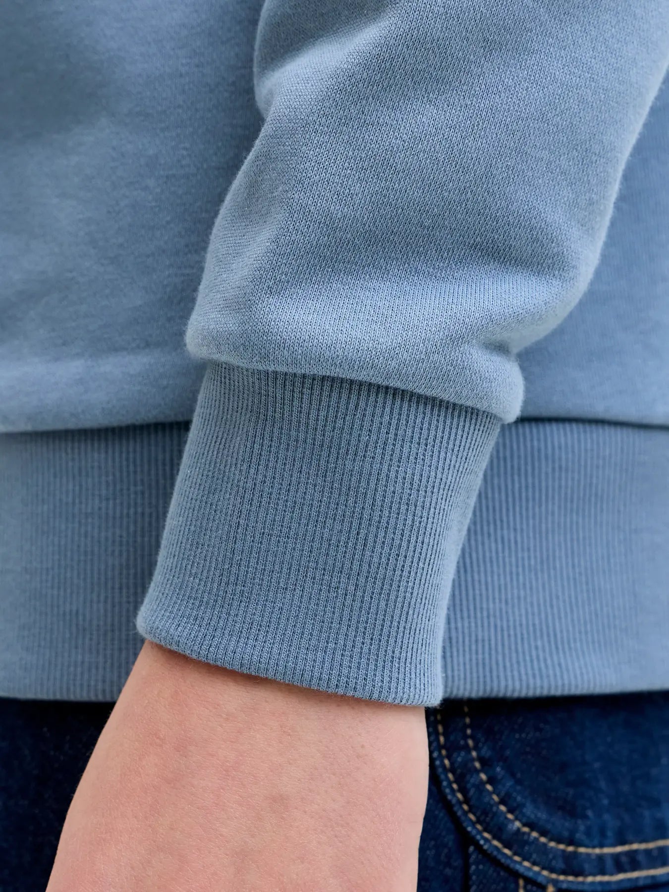 Jack&Jones - Blaues Mirage-Sweatshirt JJELOGO