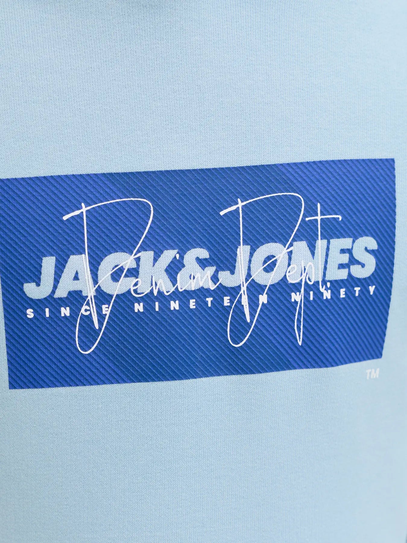 Jack & Jones - Sudadera con capucha JJ COLE azul celeste