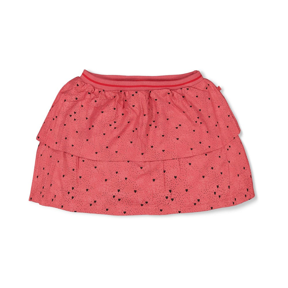 Jubel - Jupe rose & coeur Queen of Hearts