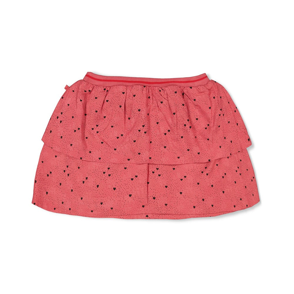 Jubel - Jupe rose & coeur Queen of Hearts