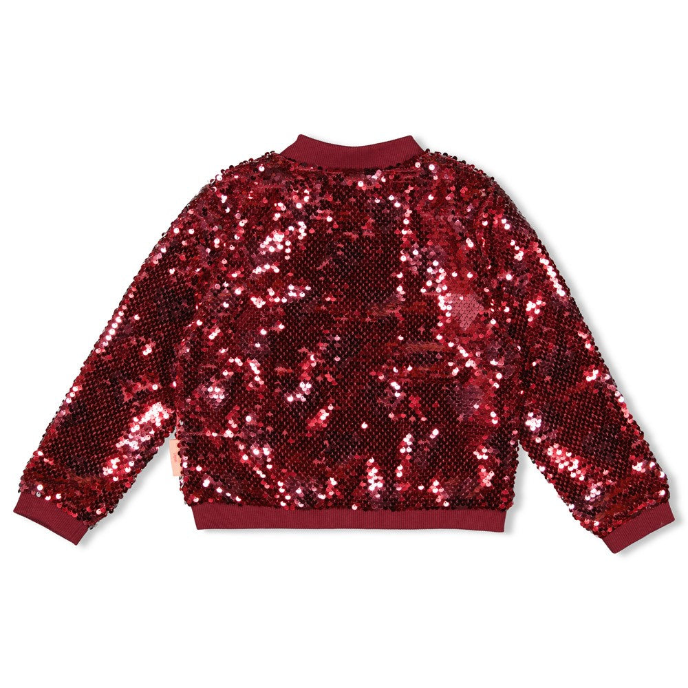Jubel - Bomber en sequin Queen of Heurts
