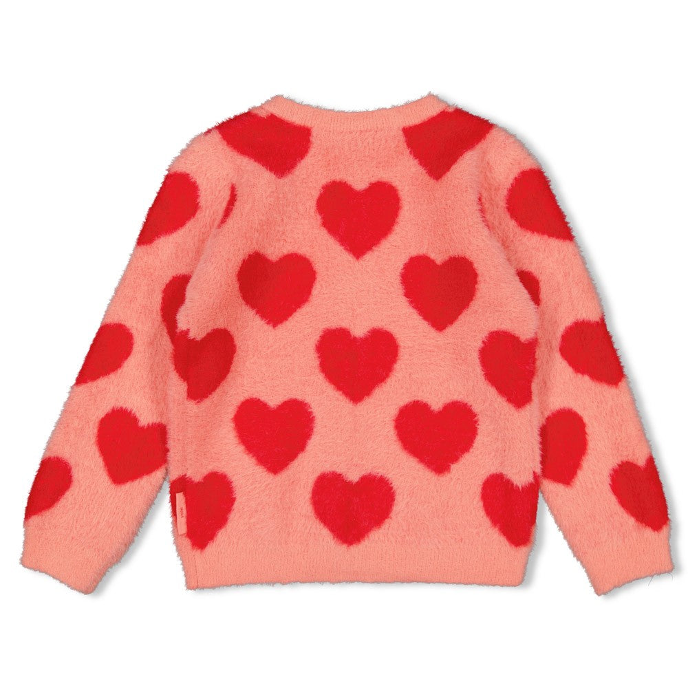 Jubel - Cardigan rouge & coeur Queen of Hearts