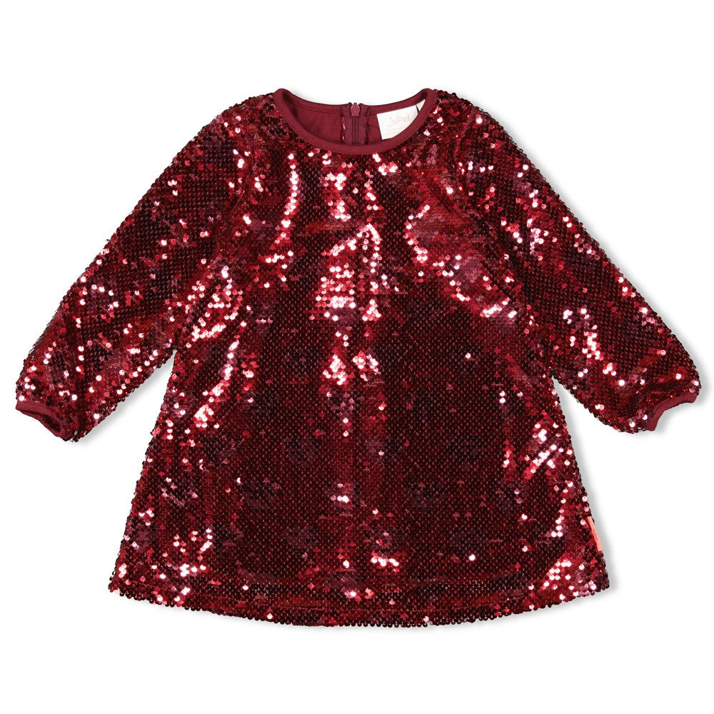 Jubel - Robe à sequins bordeaux Queen of Hearts
