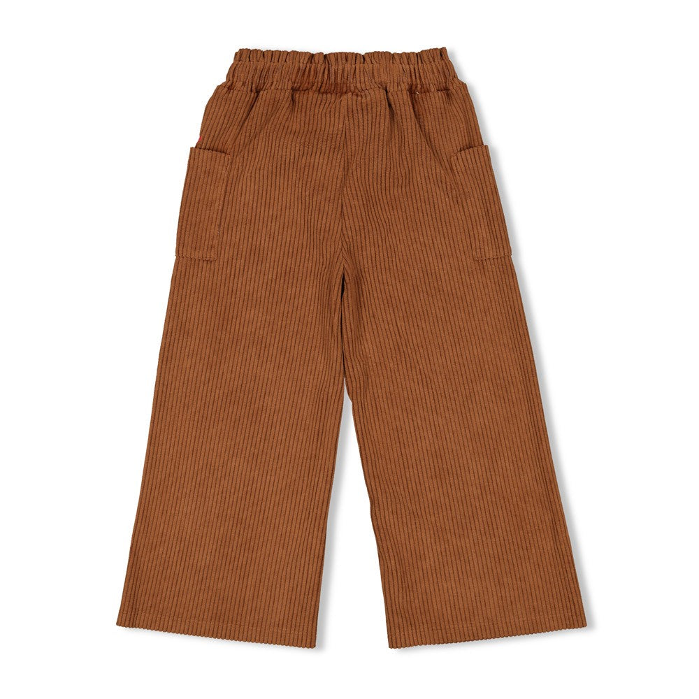 Jubel - Pantalon côtelé brun Queen of Hearts