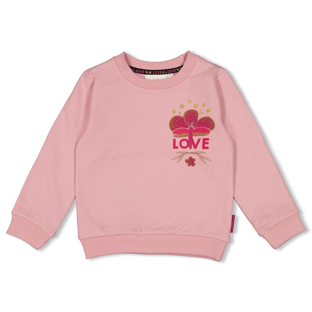 Jubel - Sweat rose backprint Shine Bright