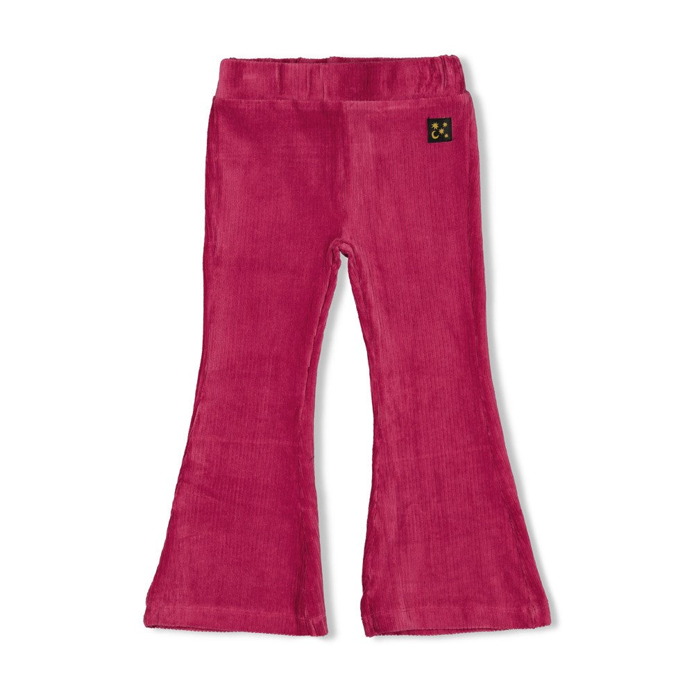Jubel - Pantalon flare framboise Shine Bright