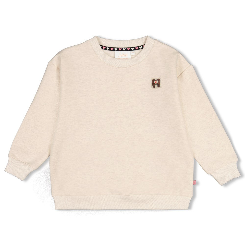 Jubel - Sweat offwhite backprint City Chic