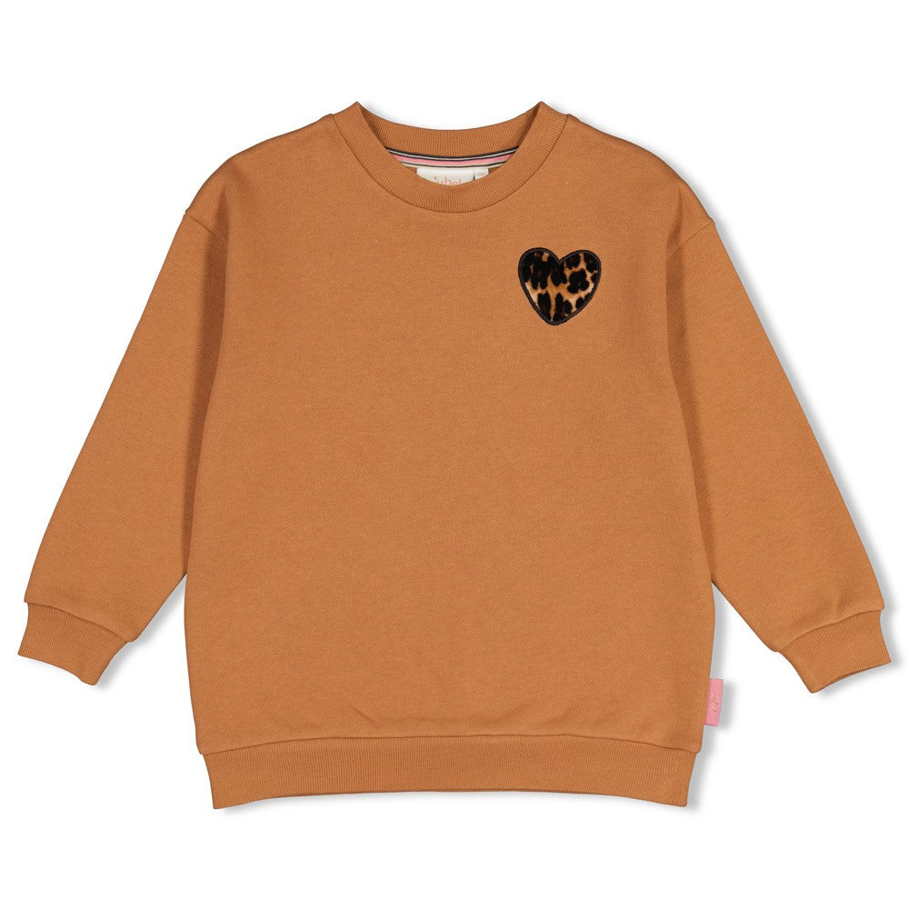 Jubel - Sweat camel backprint City Chic