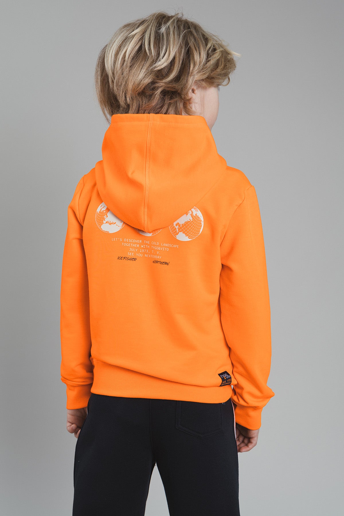 Tygo & Vito - Sweat à capuche Orange Clownfish HANK