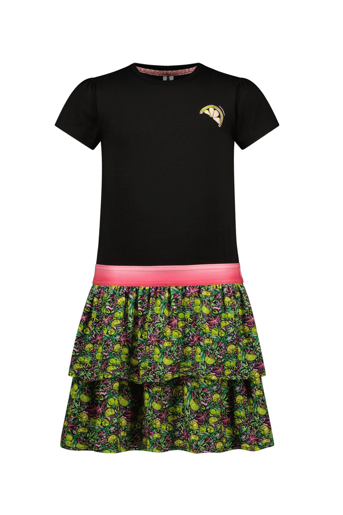 B.Nosy - Dunya Backprint Drint de vestido negro