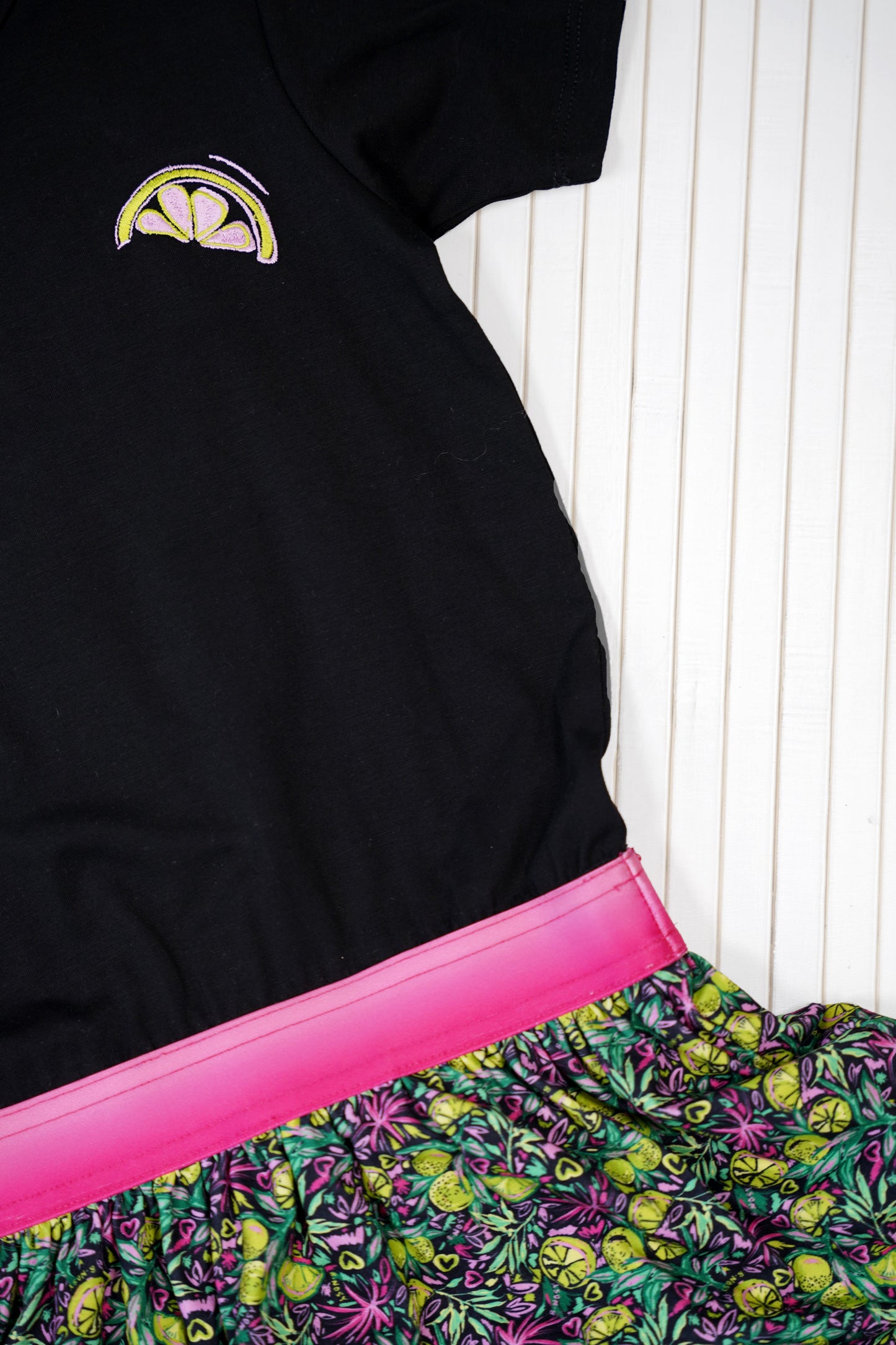 B.Nosy - Dunya Backprint Drint de vestido negro