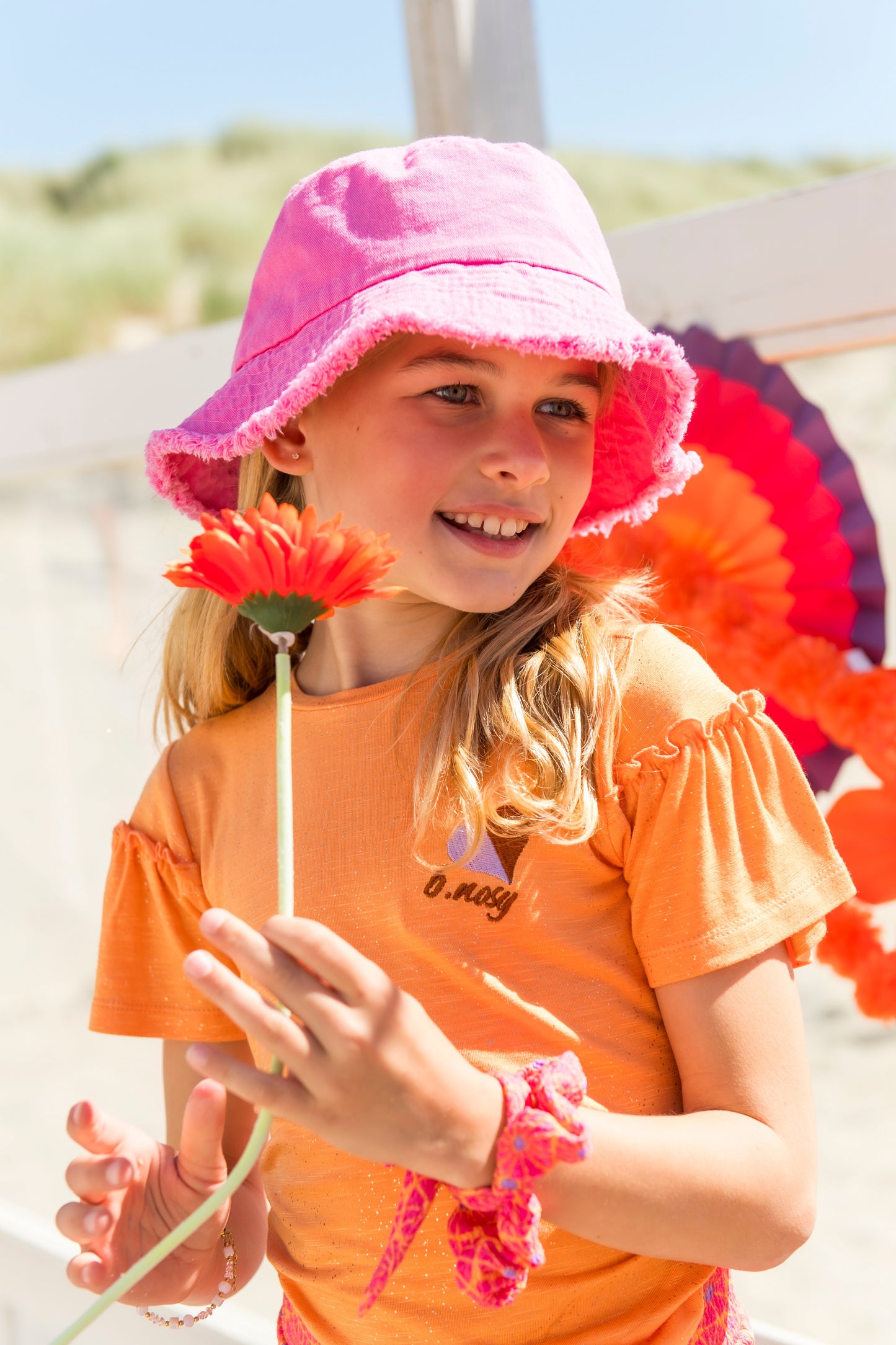 B.Nosy - T-shirt tangerine Tika