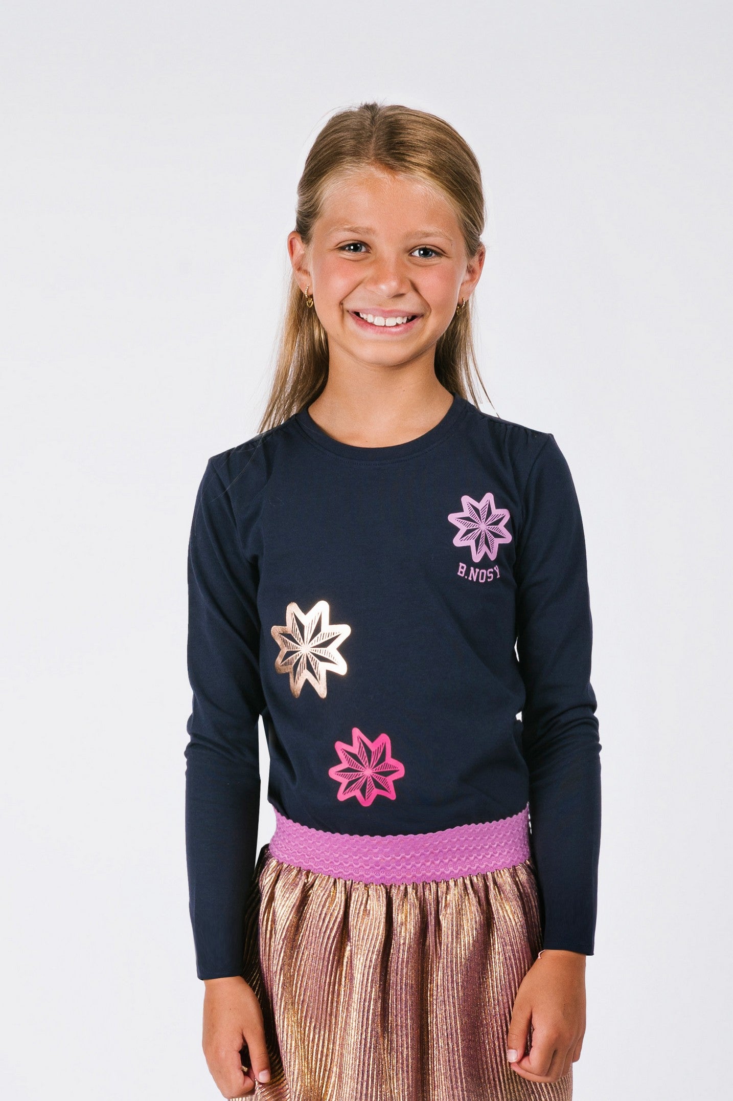 B.Nosy - T-shirt navy Tiara