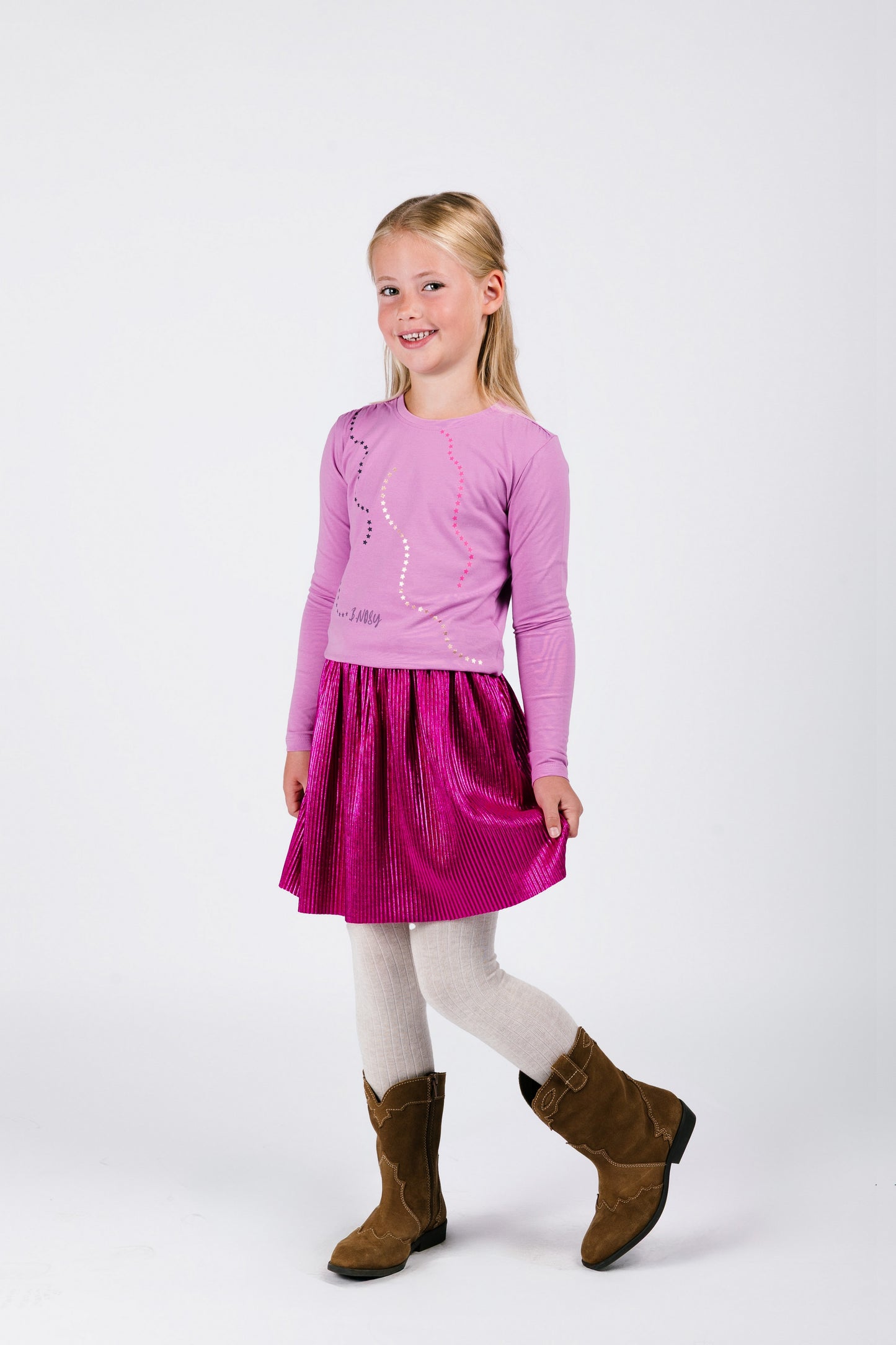 B.Nosy - T-shirt violet Tiara