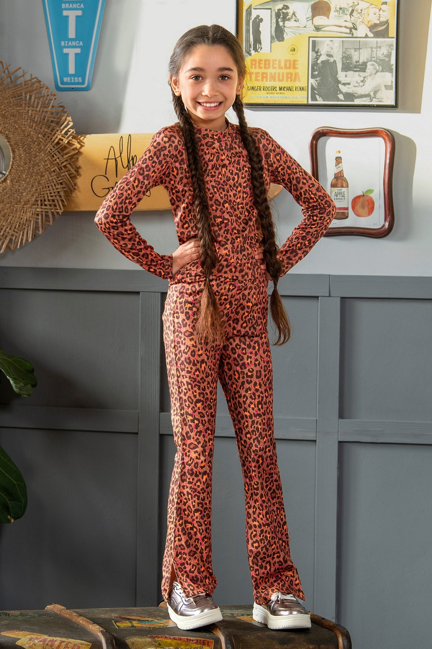 B.Nosy - Pantalon leopard texas Phoebe