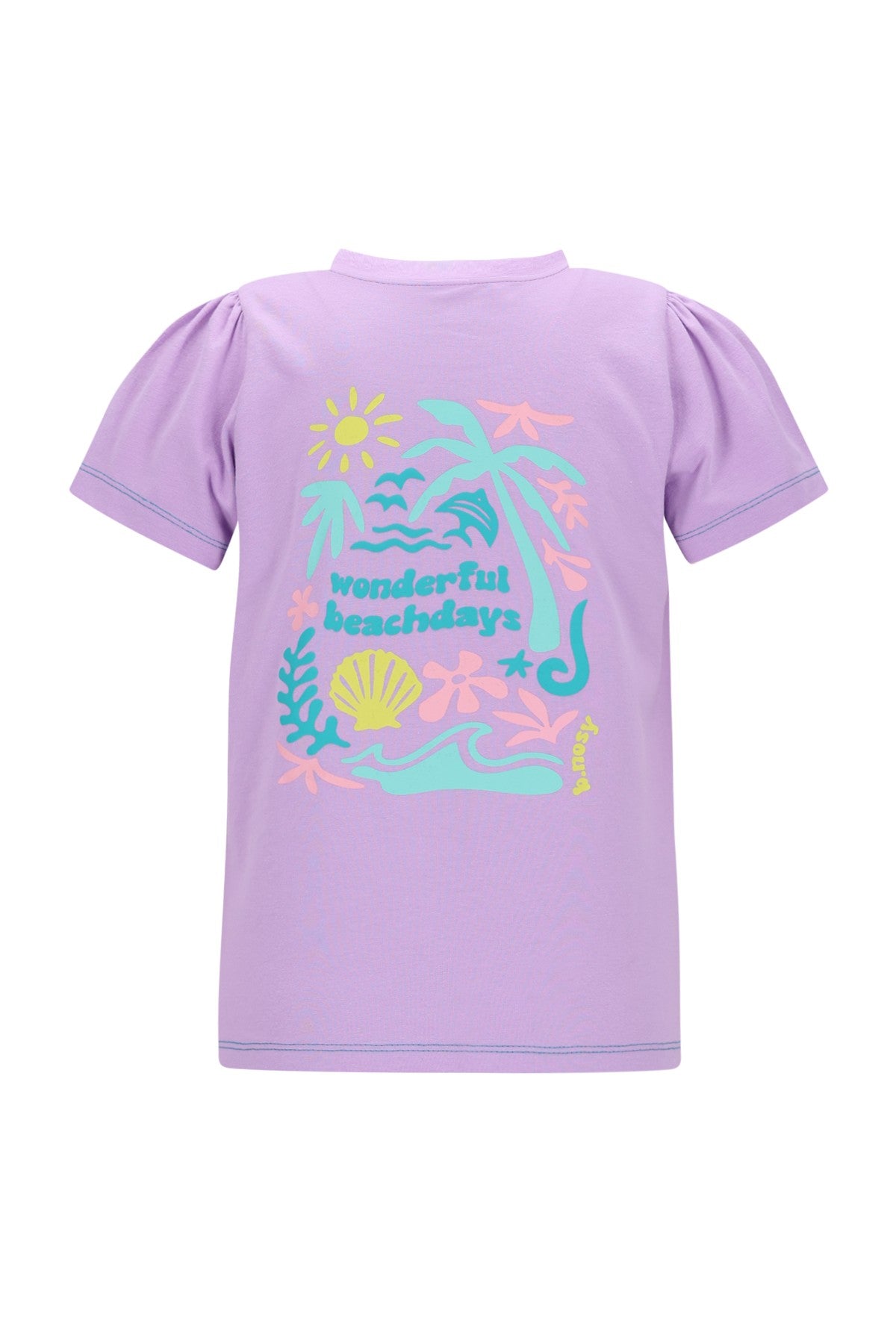 B.Nosy - T-shirt backprint lavendula Tammy