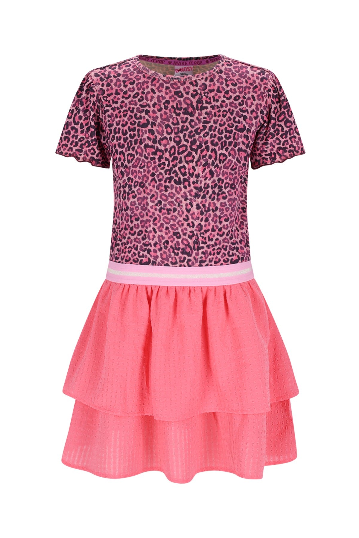 B.Nosy - Dory jurk met luipaardblush