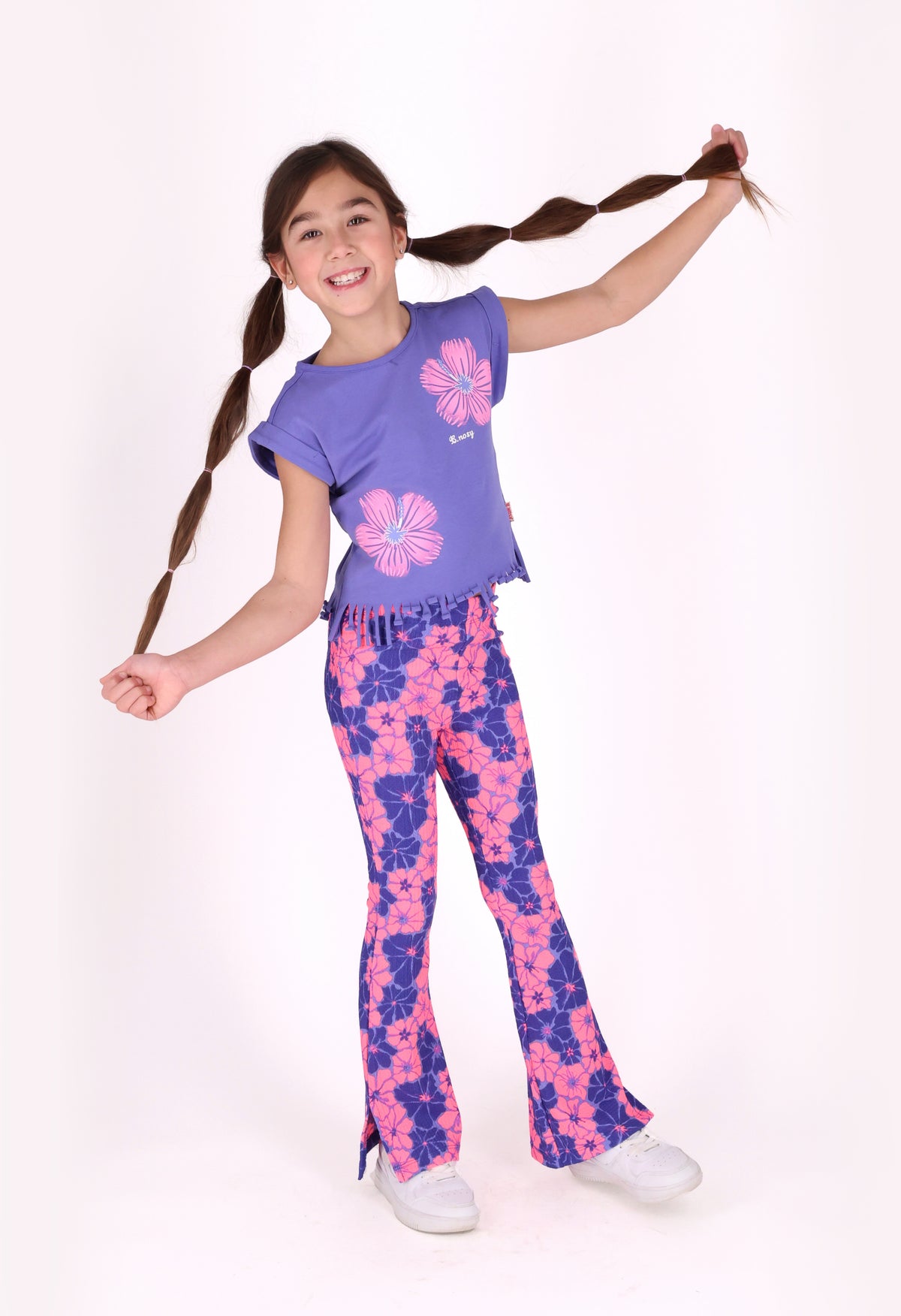 B.Nosy - Pantalones alegres de flores y pimientos
