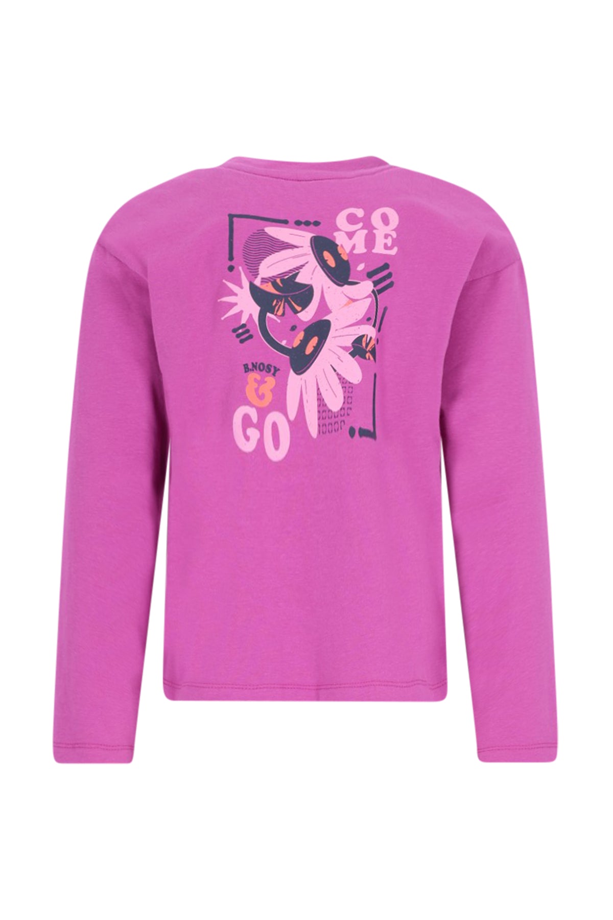 B.Nosy - T-shirt backprint Catt Orchid Tina