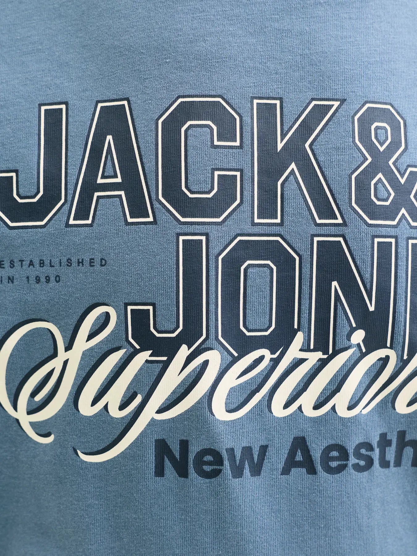 Jack&Jones - Camiseta Azul Mirage JJELOGO