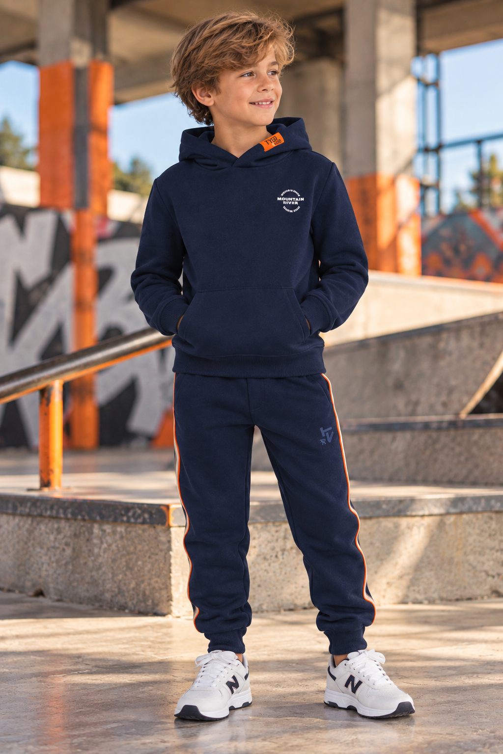 Tygo & Vito – Marineblauer HANK-Hoodie