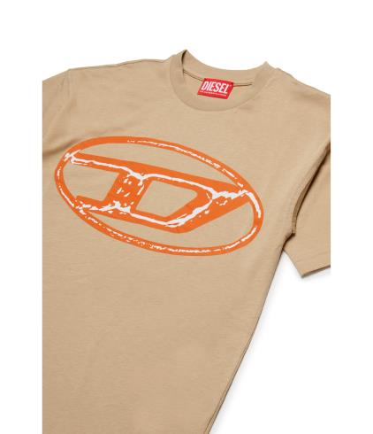 Diesel - beige t -Shirt tbonnie vorbei