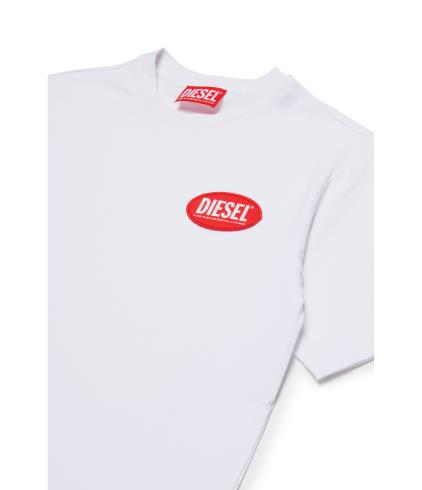 Diesel - weiß T -Shirt Tpatch Over