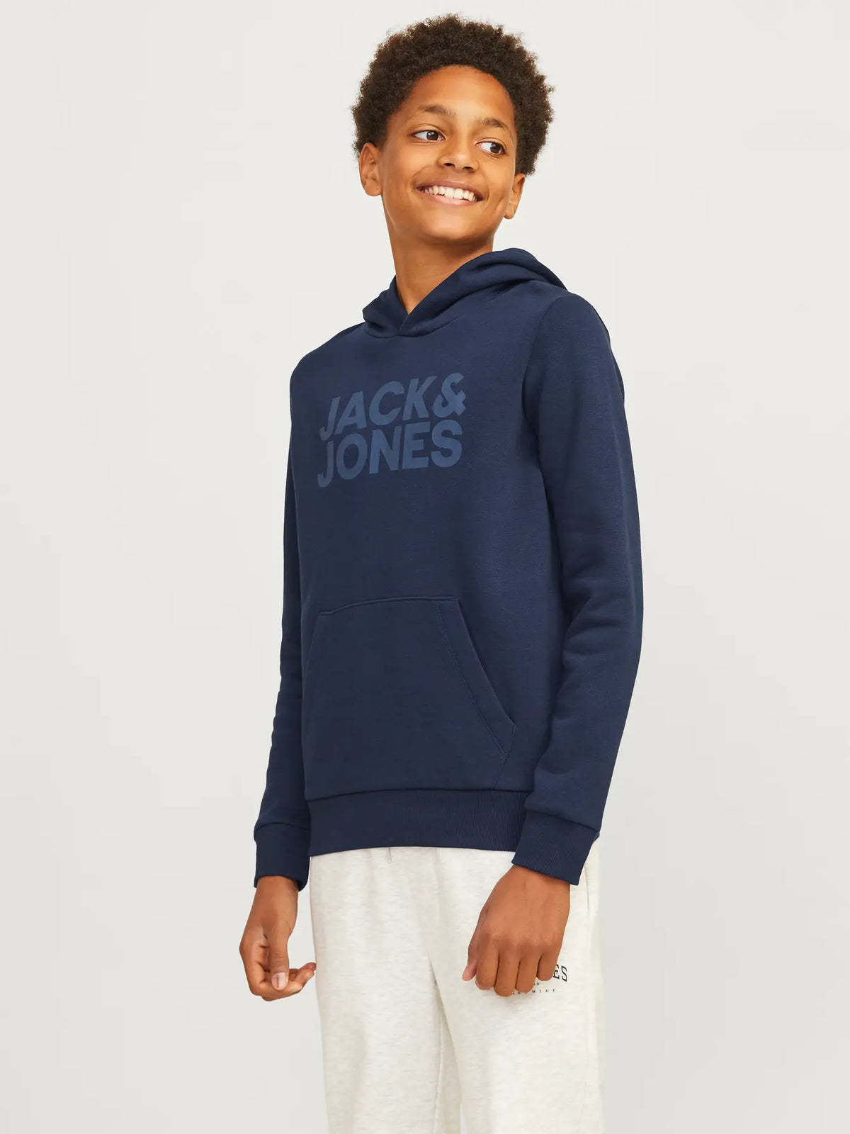 Jack&Jones - Sweat à capuche navy blazer JCOCORP