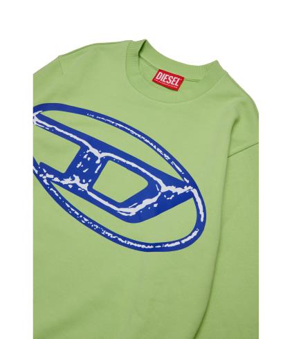 Diesel - Sbonnie über ein grünes Sweatshirt