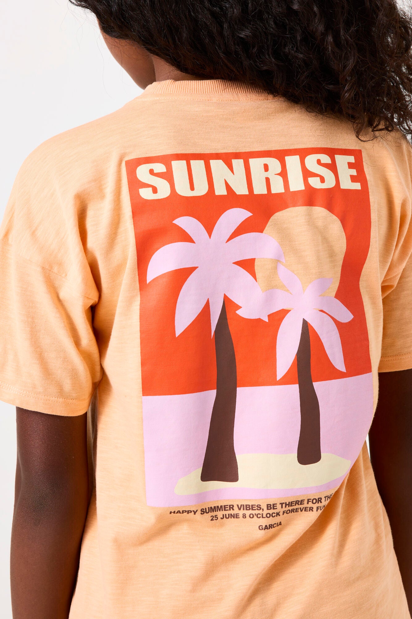 Garcia - Backprint Coral Kiss t -Shirt