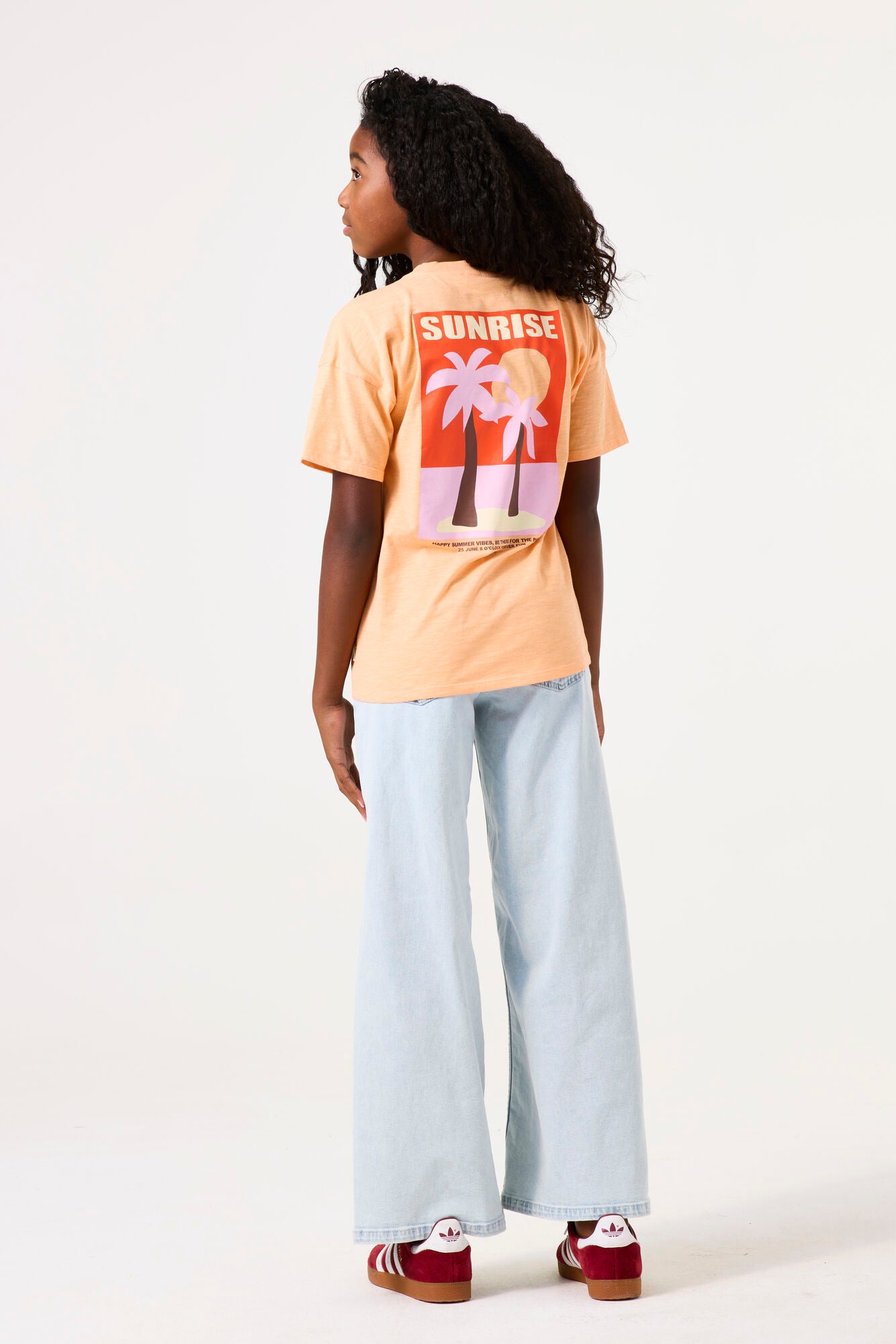 Garcia - Backprint Coral Kiss t -Shirt