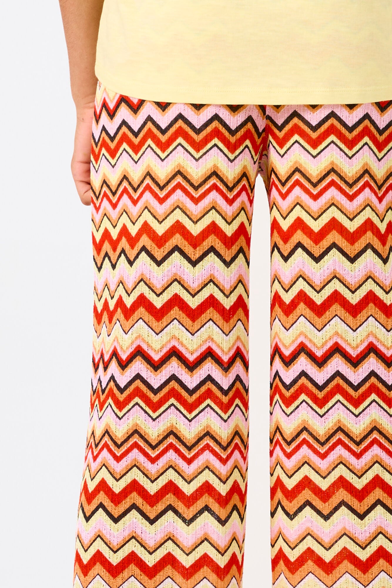 Garcia - Pantalon fluide Manderin Red