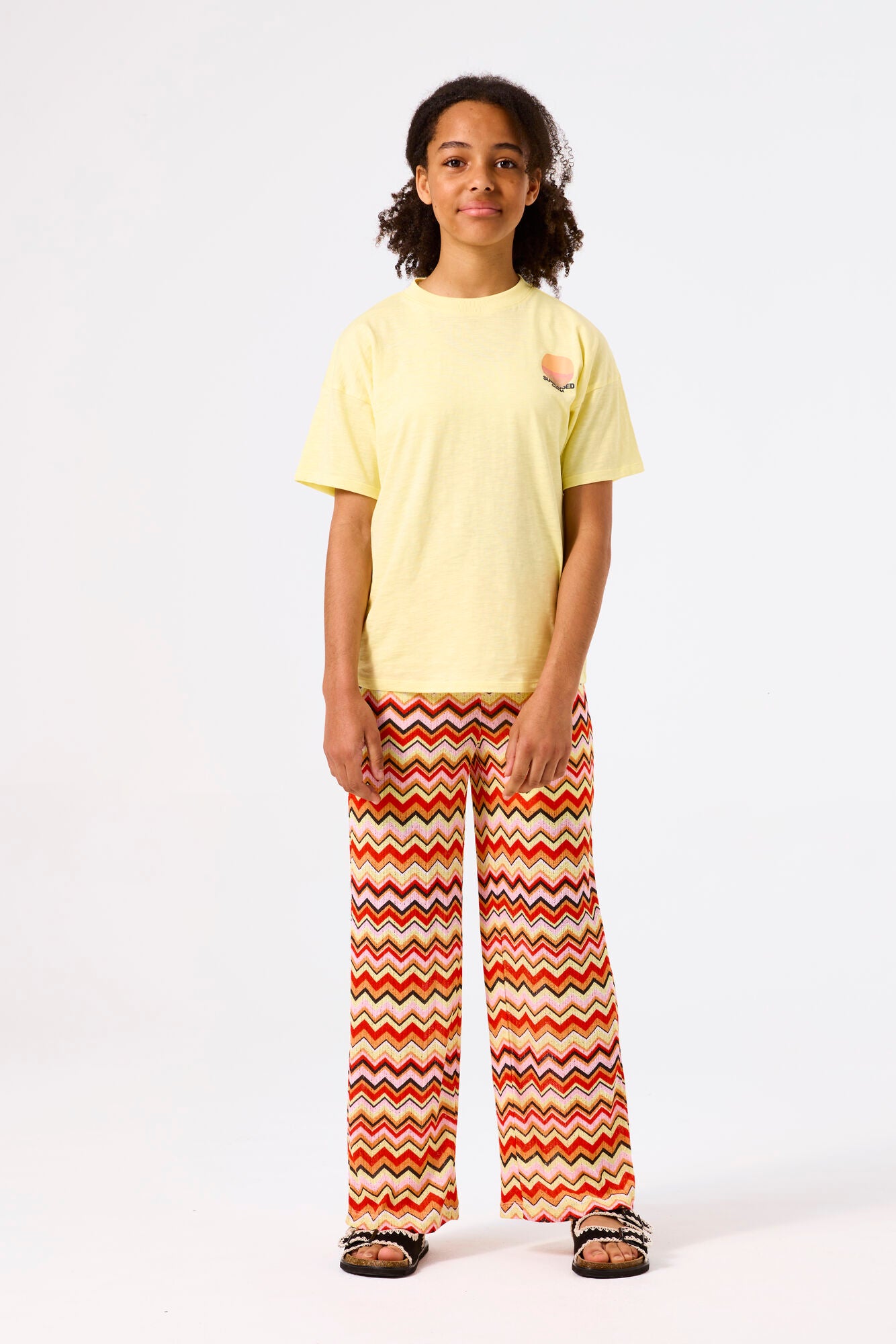 Garcia - Pantalon fluide Manderin Red