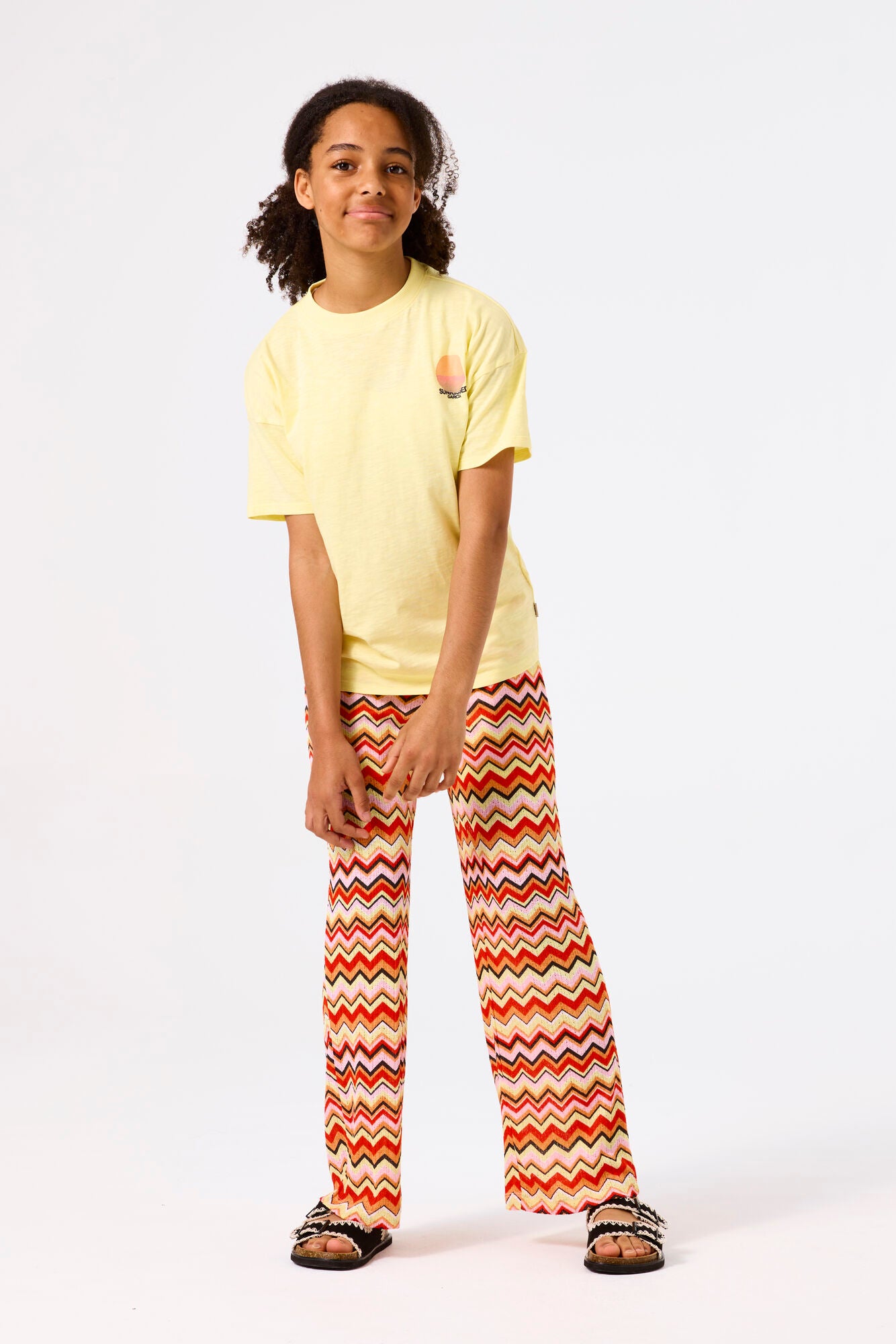 Garcia - Pantalon fluide Manderin Red