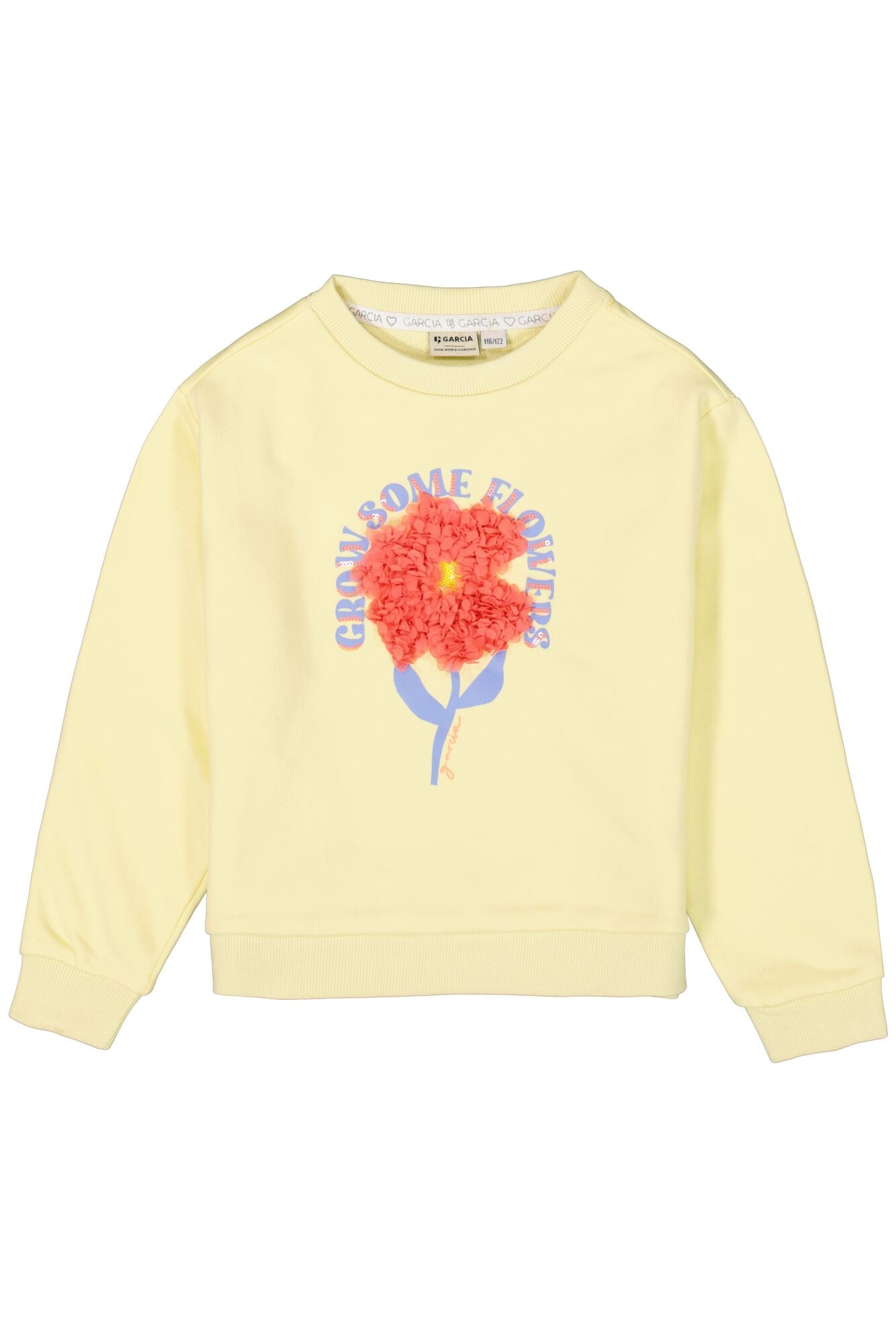 Garcia - Sweat soft lemon "Grow some flowers"