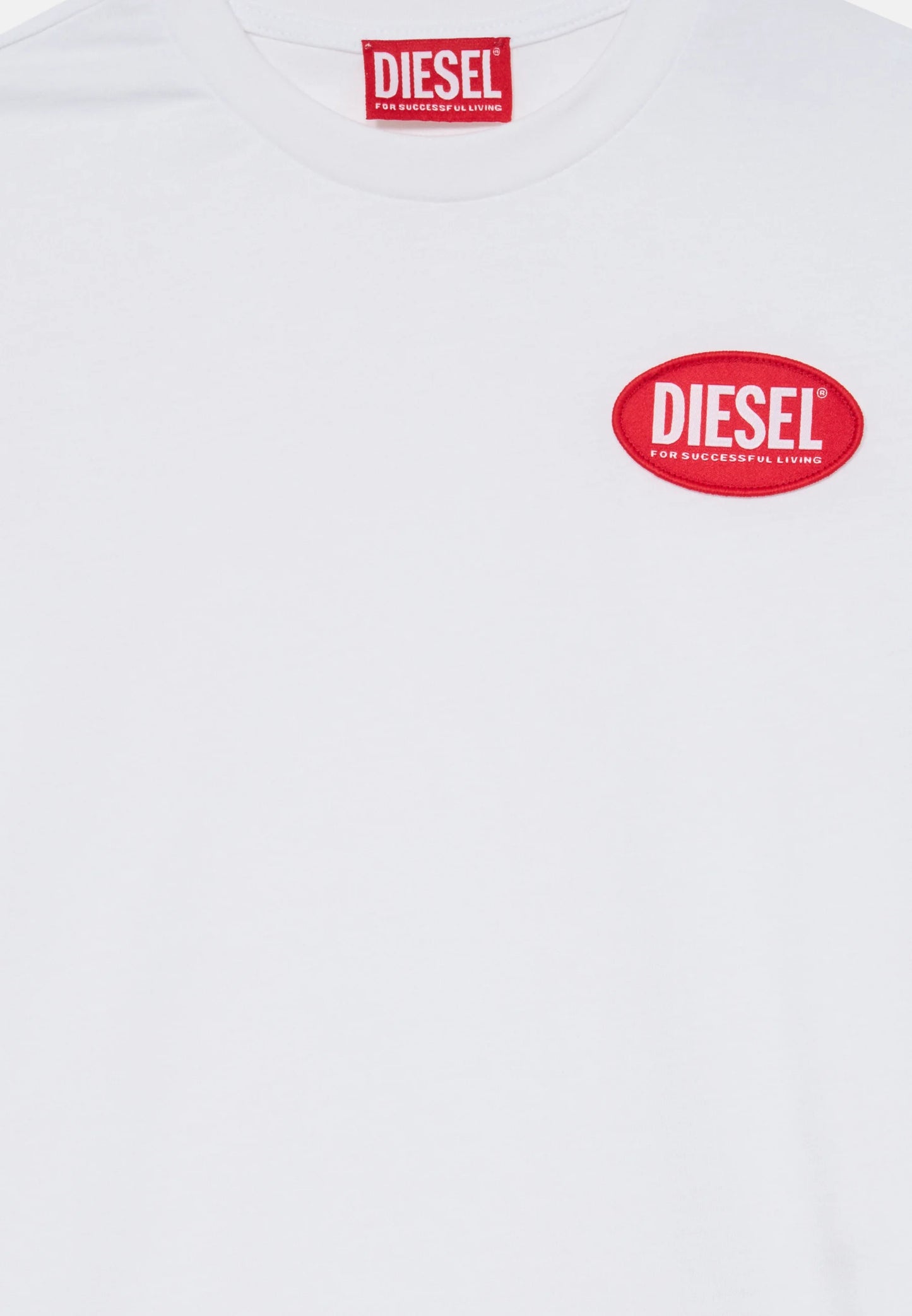 Diesel - T-shirt blanc TPATCH OVER