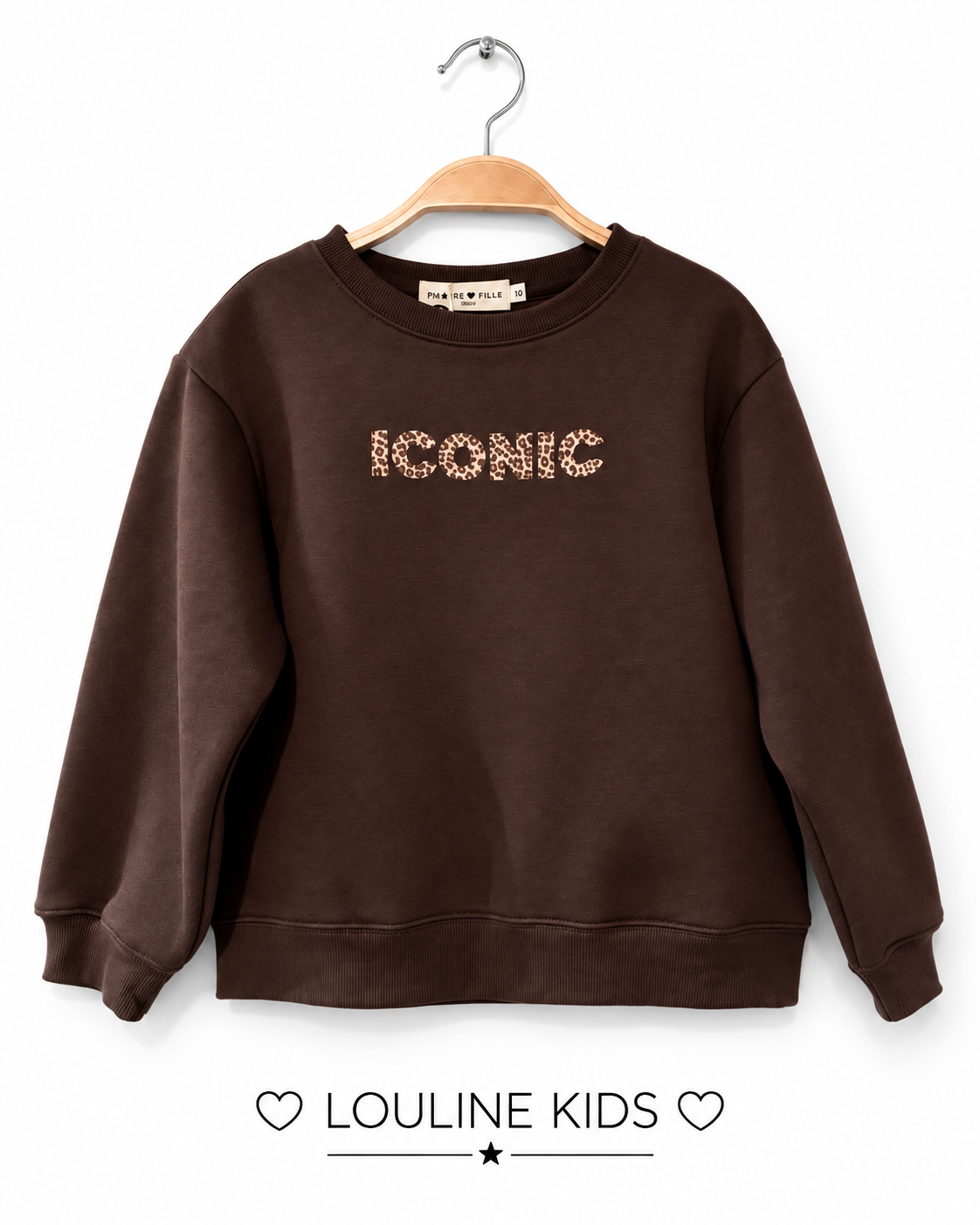 Mère & Enfant - Sweat chocolat CONIC