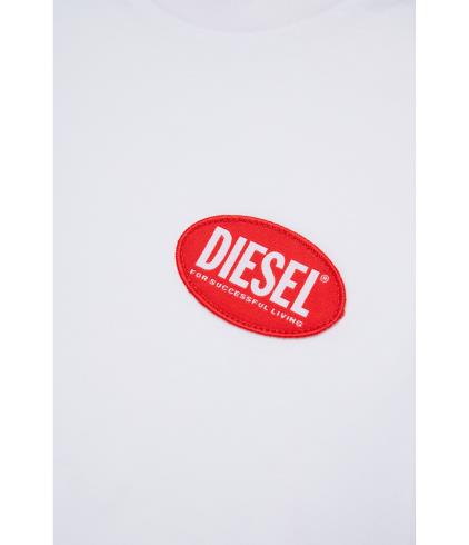Diesel - weiß T -Shirt Tpatch Over