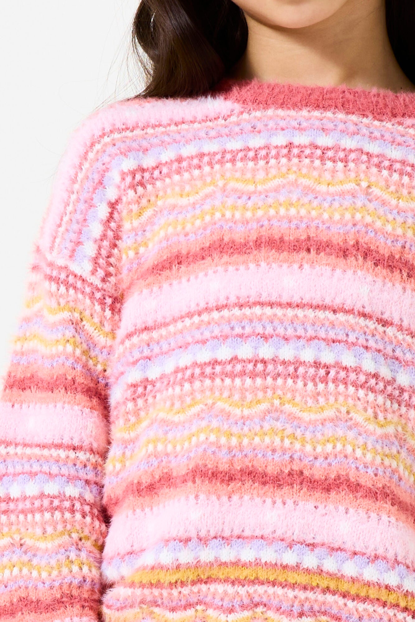 Garcia - Cedar Blush Bunt Mesh Sweater