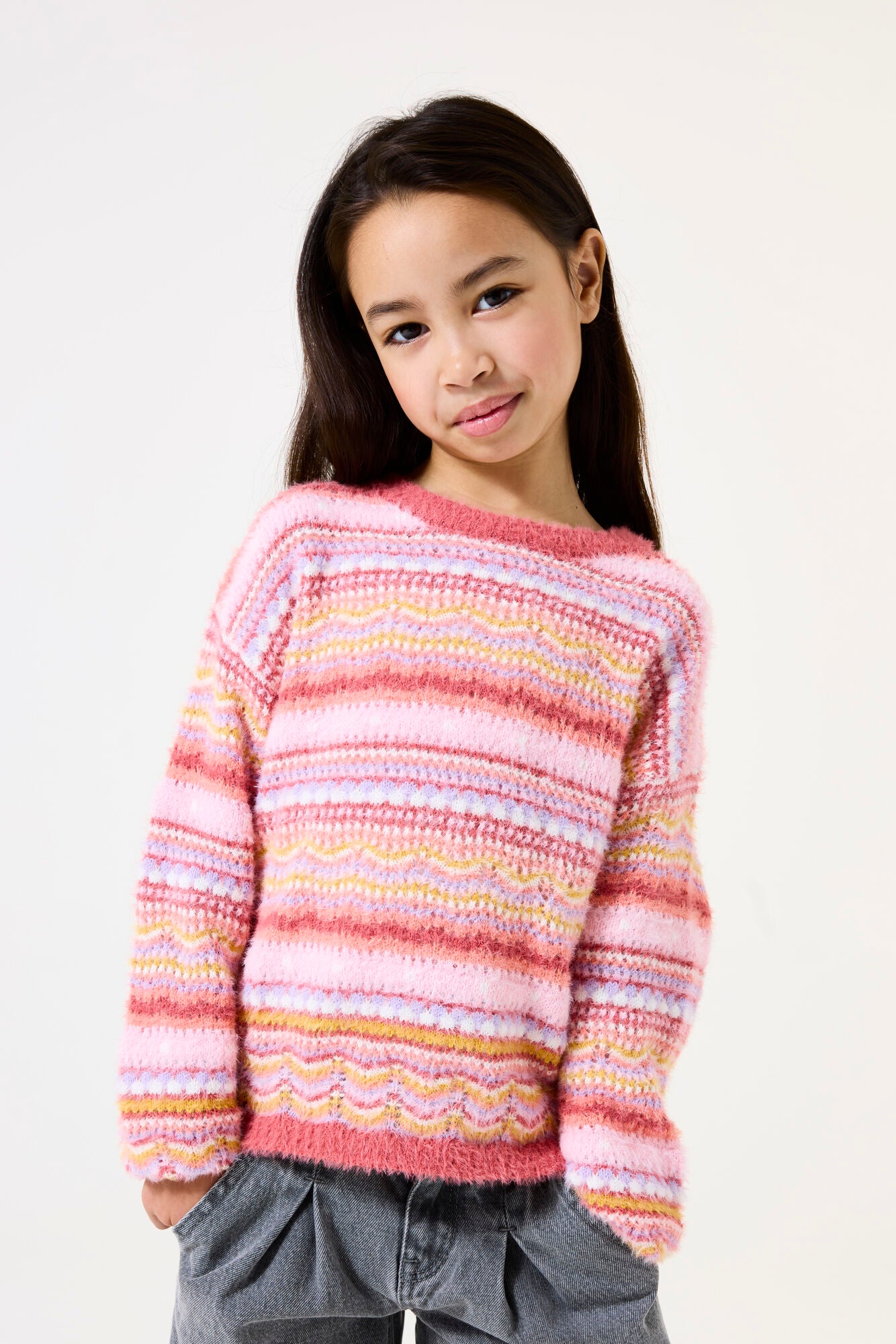 Garcia - Cedar Blush Bunt Mesh Sweater