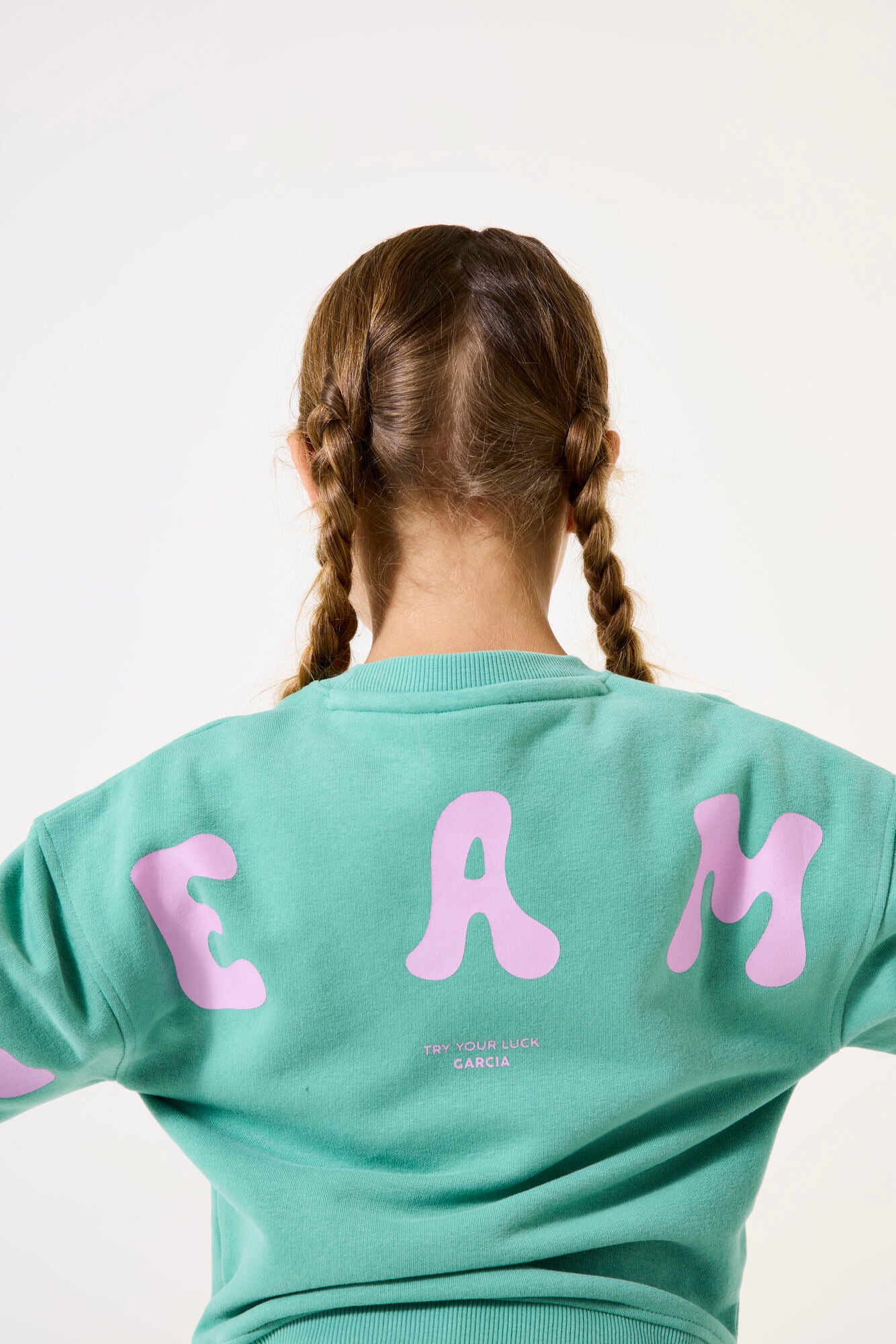 Garcia - Sweat backprint malachite green