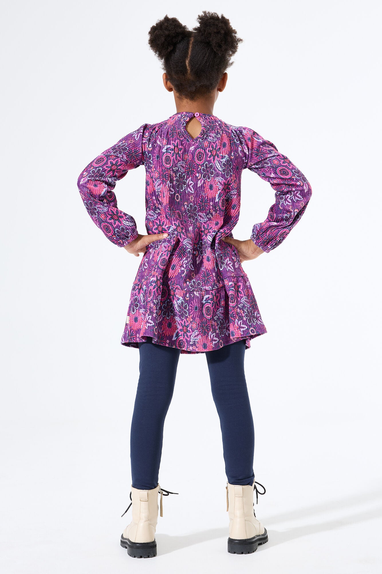 Garcia - Robe à motif rose-violet