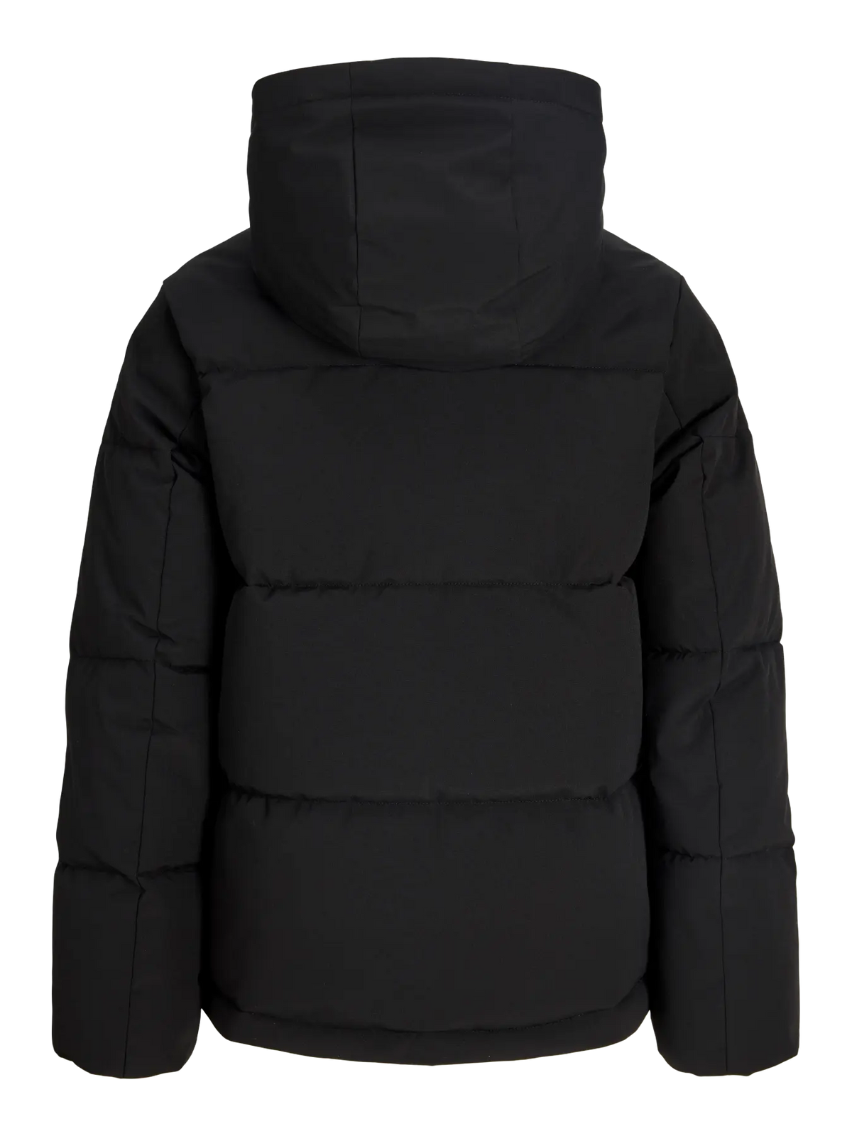 Jack&Jones – JJGALAXY Schwarzer Kapuzenmantel